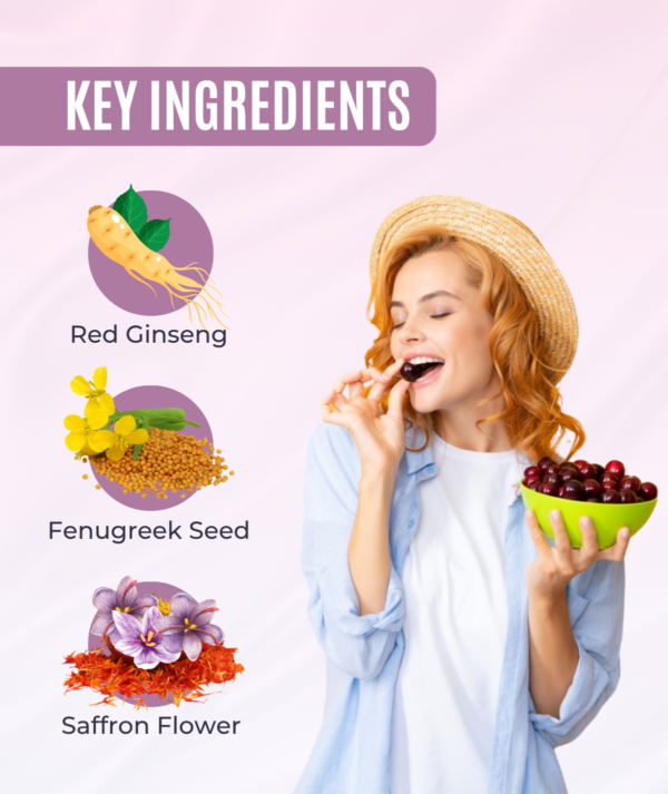 key ingredients of female vitality gummies